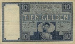 ورقة مالية من فئة 10 خلده، من 1930