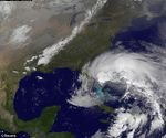 Ominous: Hurricane Sandy is seen churning towards the United States in this NASA handout satellite image taken on October 26, 2012.