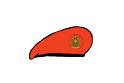 Military police brigadier Beret - Egyptian Army.png