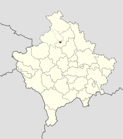 موقع بلدية شمال متروڤتسا في كوسوڤو.