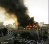 حريق ضخم في مبنى برلمان مصر بوسط القاهرة