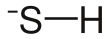 Hydrogen sulfide ion.svg