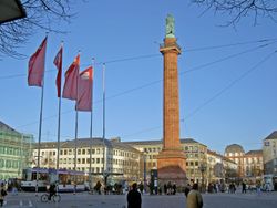 Central Darmstadt in January 2005