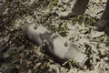 Unexploded Portuguese bomb, Canjambari, Guinea-Bissau, 1974