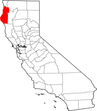 Location in the state of California