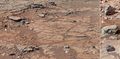"John Klein" A/B/C mudstone on Mars – near Curiosity's first drilling site (December 25, 2012).