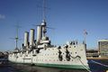 The cruiser Aurora, رمز ثورة اكتوبر, حالياً متحف