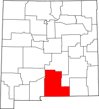 Map of New Mexico highlighting أوتيرو