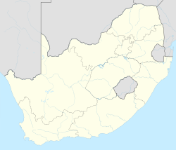 پريتوريا is located in جنوب أفريقيا