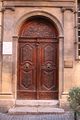 Door carving in Aix