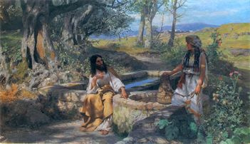 المسيح والسامرية, 1890