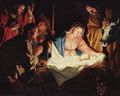 مشهد ميلاد المسيح، تصوير جرارد ڤان هونتهورست.