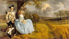 Thomas Gainsborough, Mr and Mrs Andrews, 1750