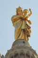 The statue of Mary with child on top of the Notre Dame de la Garde