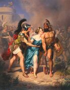 The Rape Of The Sabines – The Invasion, Charles Christian Nahl (1871)