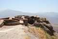 Alamut fortification in Iran and Ismailites Assassins stronghold