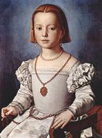 Bronzino, Portrait of Bia de'Medici