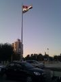 سارية العلم في ساحة سعد الله الجابري