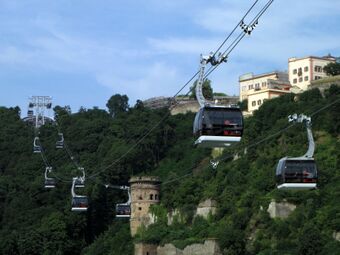 Since 2010 the Koblenz cable car has been Germany's biggest aerial tramway.