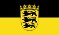 Lesser state service flag of بادن-ڤورتمبرگ