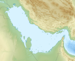 مليحة is located in الخليج العربي