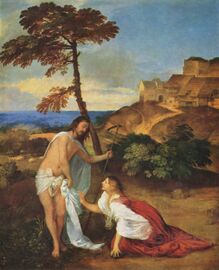 Noli me tangere (ح. 1512) by Titian