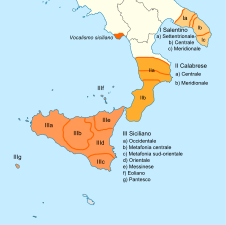نطاق اللهجات الإيطالية الجنوبية القصوى (الصقلية)
