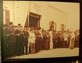 حفل افتتاح محطة قطارات حيفا مع دعاء عام 1905