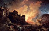 Philip James de Loutherbourg, Coalbrookdale by Night, 1801, Science Museum, لندن