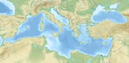 زلزال قبرص 2022 is located in البحر المتوسط