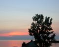 Sunset over Lake Erie near Cleveland, Ohio