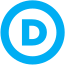 U.S. Democratic Party logo (transparent).svg