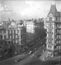 ميدان طلعت حرب، القاهرة، 1941.