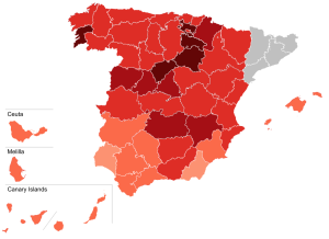 COVID-19 outbreak Spain per capita map.svg