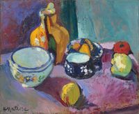 Henri Matisse (1869-1954), Dishes and Fruit (1901), Hermitage Museum, St. Petersburg, Russia