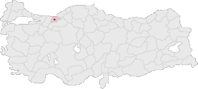 Düzce Turkey Provinces locator.gif
