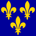 Flag of France under the Capetian dynasty since the fourteenth century