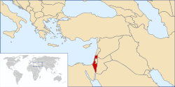 Location of إسرائيل
