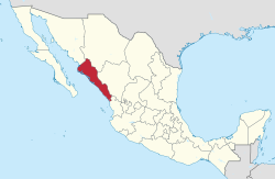 ولاية سينالوا ضمن المكسيك