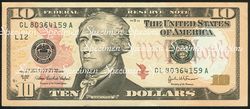The almighty dollar--okay, the almighty ten-dollar--featuring Alexander Hamilton, originator of the U.S. banking system