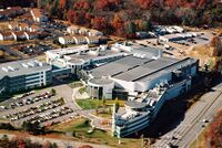 Aerial view of SUNY Poly's Albany Campus