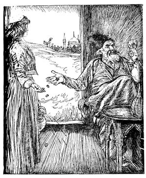 Edmund J Sullivan Illustrations to The Rubaiyat of Omar Khayyam First Version Quatrain-012.jpg