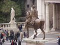 Marcus Aurelius statue on Piazza del Campidoglio, Rome