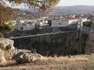 View of the Sidi M'Cid hill and the city