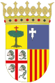 The current coat of arms of Aragon features four heads of Moors.