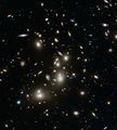 Abell 2744 galaxy cluster - Hubble Frontier Fields view (7 January 2014).[4]