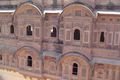 Sandstone-based building architecture, Hawa Mahal in Jaipur, الهند