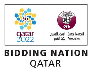 شعار عرض قطر لكأس العالم لكرة القدم 2022.