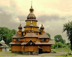 Church of the martyrs of Boris and Hlib. Zhydachiv.