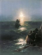 المسيح يمشي على الماء (1890)